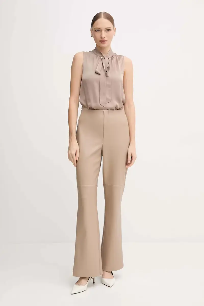 camicetta donna colore beige 89112 miniatura 2