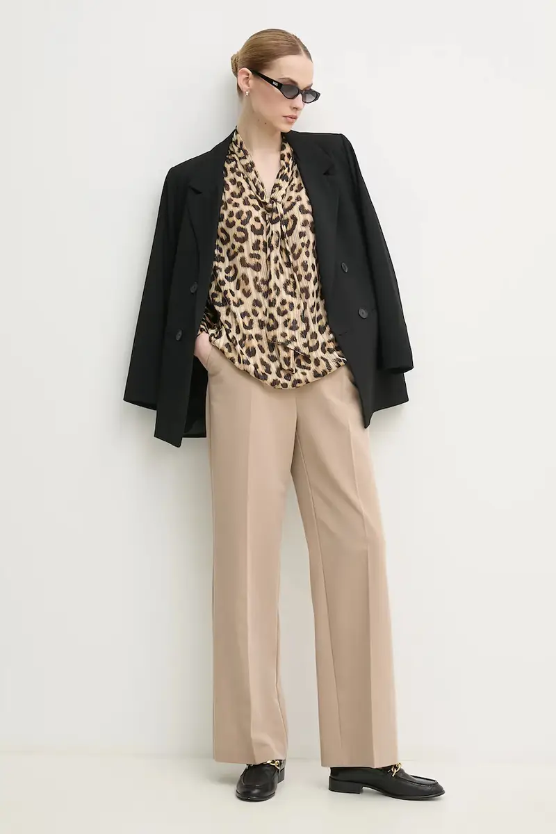 camicetta donna colore beige 91896 miniatura 2