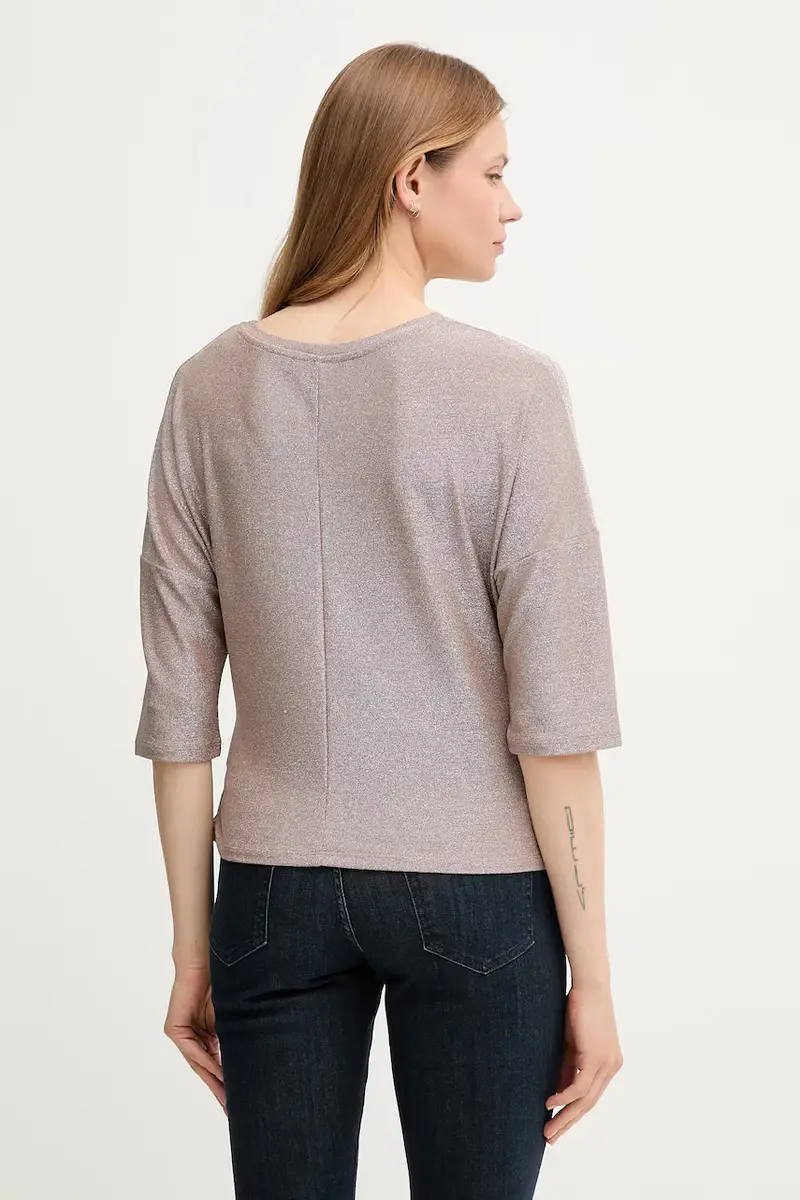 camicetta donna colore beige 93869 miniatura 3