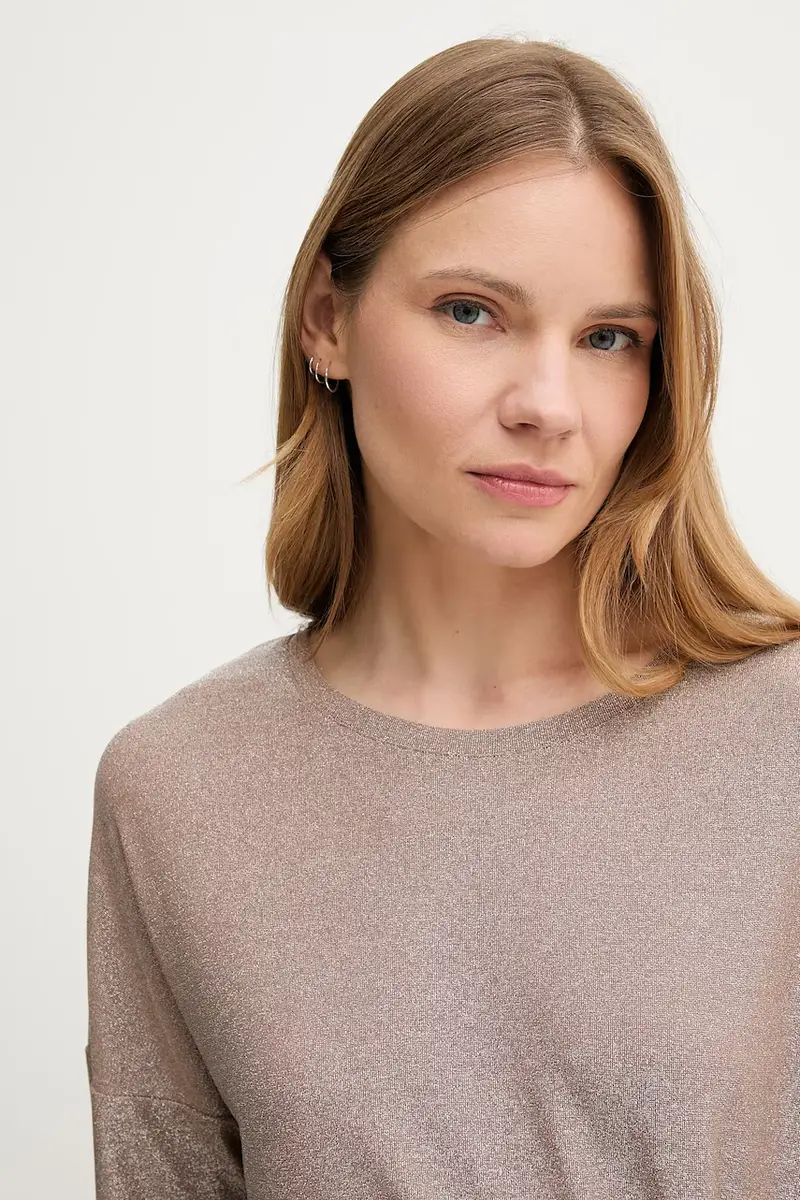 camicetta donna colore beige 93869 miniatura 4