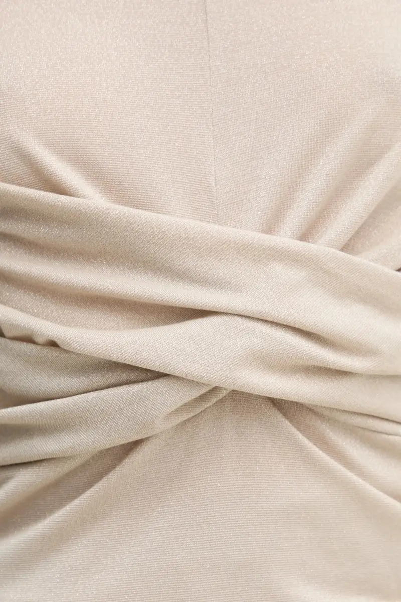 camicia a maniche lunghe donna colore beige 91158 miniatura 5