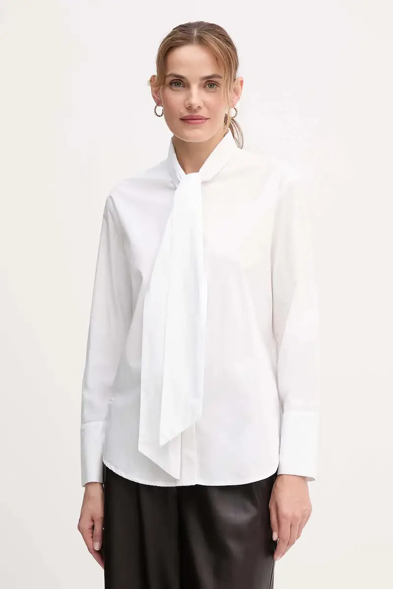 camicia in cotone donna colore bianco 87626