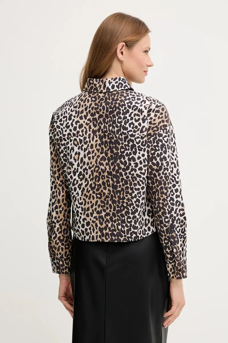 camicia in cotone donna colore nero 93894 miniatura 3