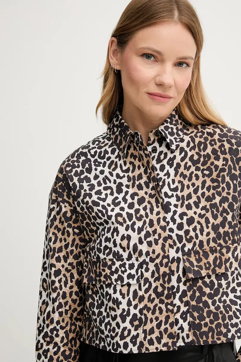 camicia in cotone donna colore nero 93894 miniatura 4