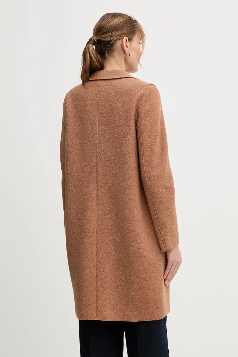 cappotto in lana colore marrone 79918 miniatura 3