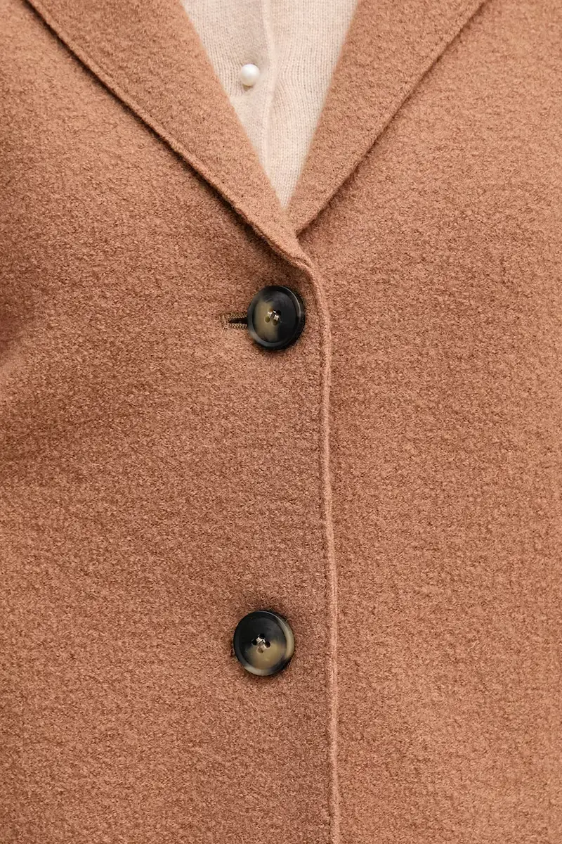 cappotto in lana colore marrone 79918 miniatura 5