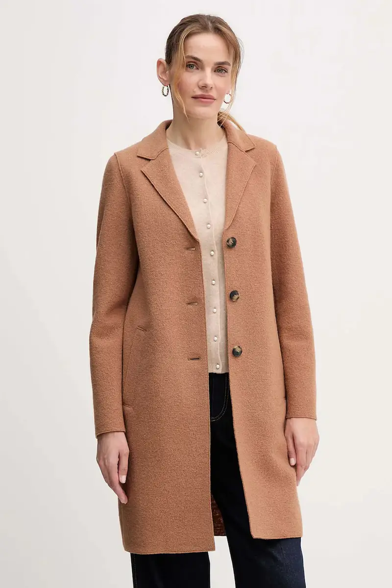 cappotto in lana colore marrone 79918