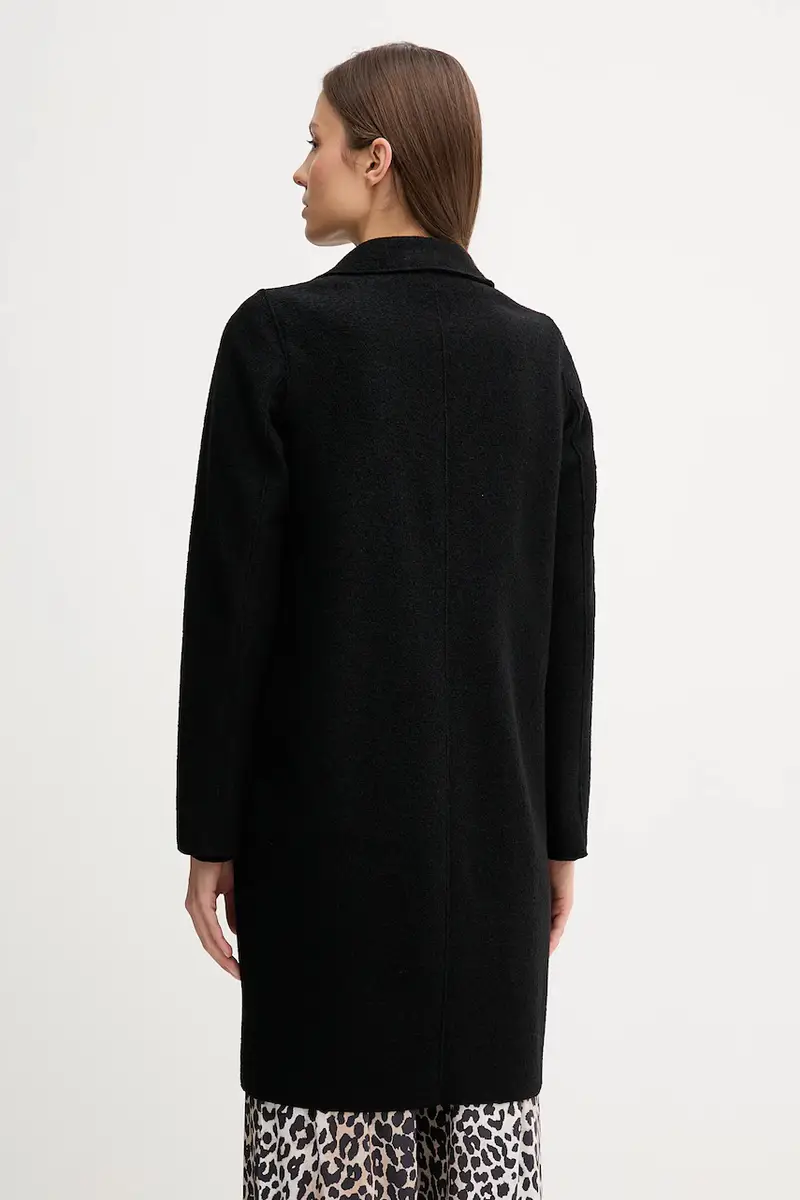 cappotto in lana colore nero 79918 miniatura 3