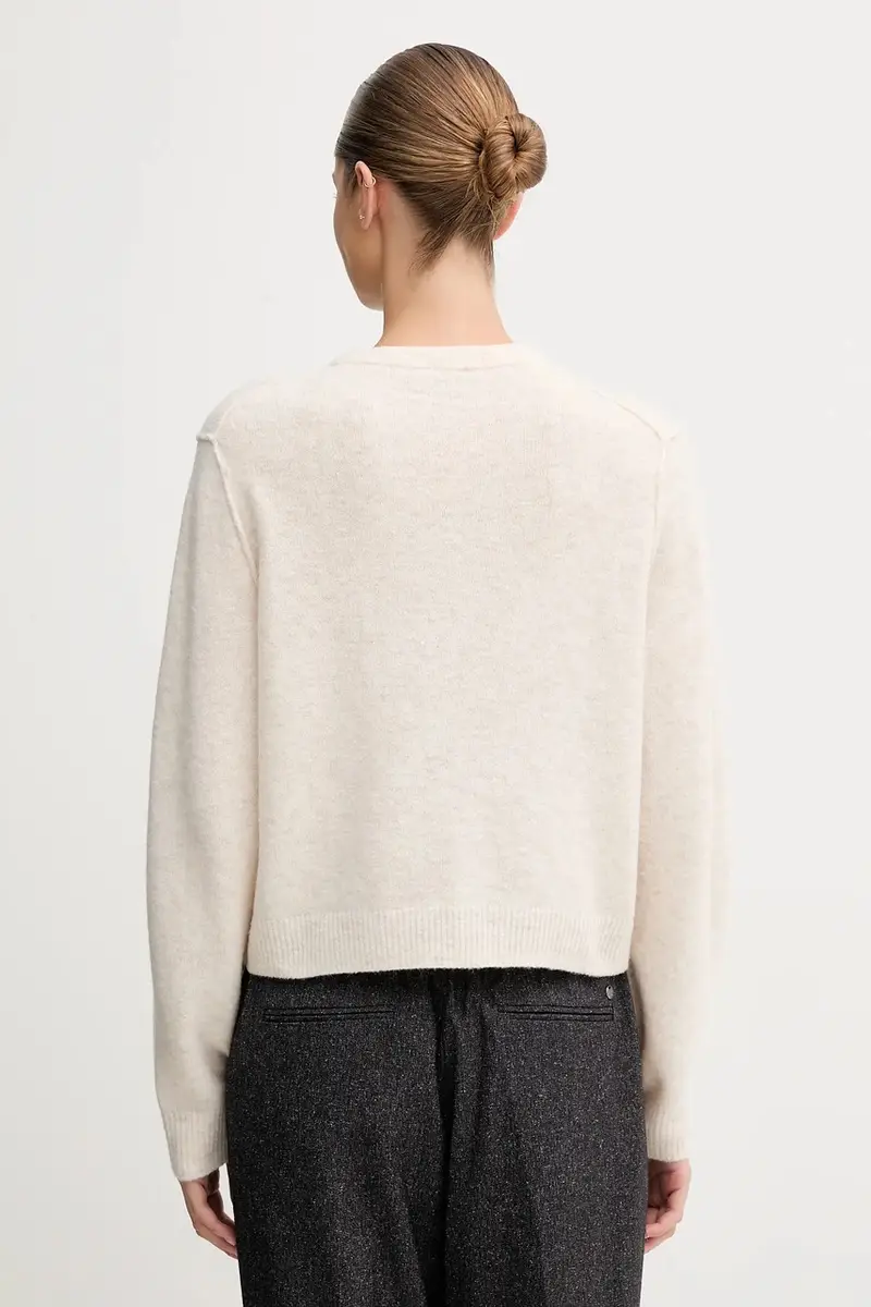 Oui Cardigan Donna Beige 3573072 miniatura 3