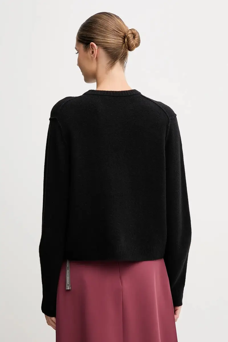 Oui Cardigan Donna Nero 3643862 miniatura 3