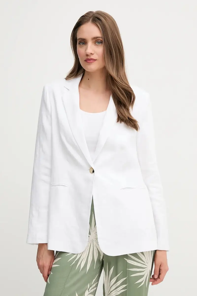 giacca in lino colore bianco 92927