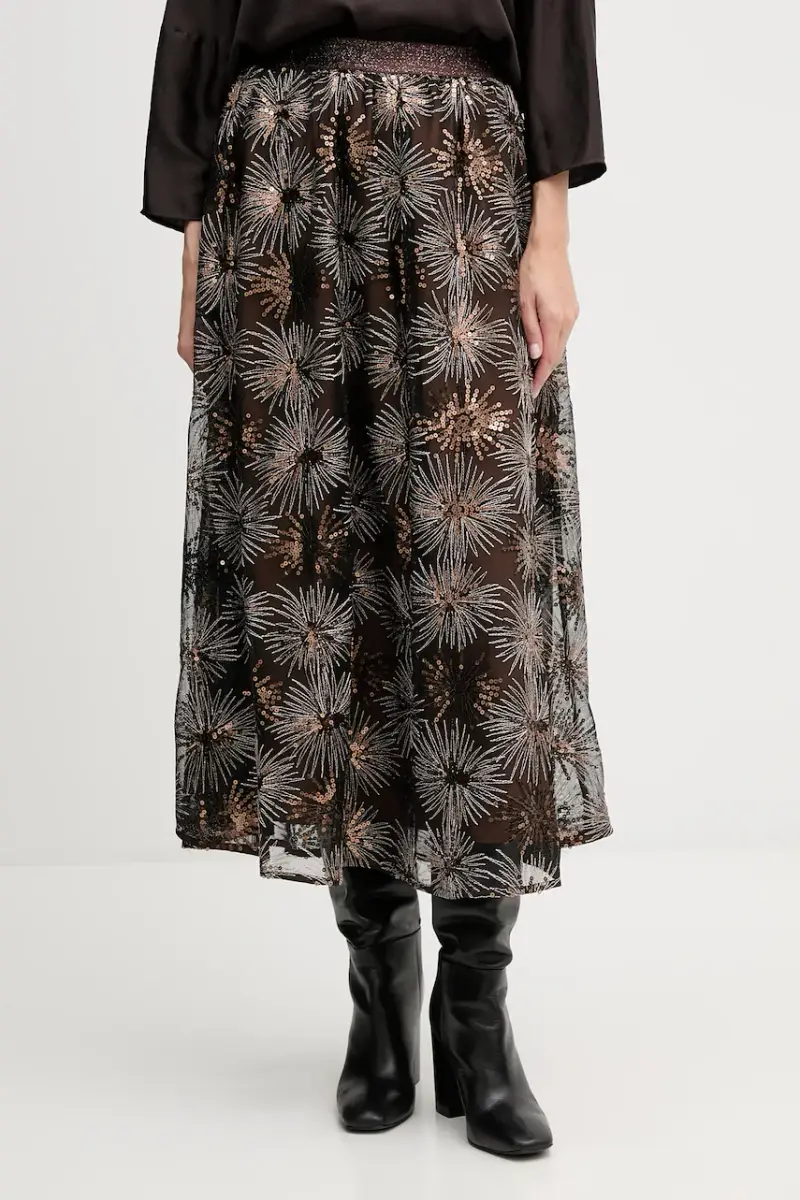 gonna colore marrone 95443