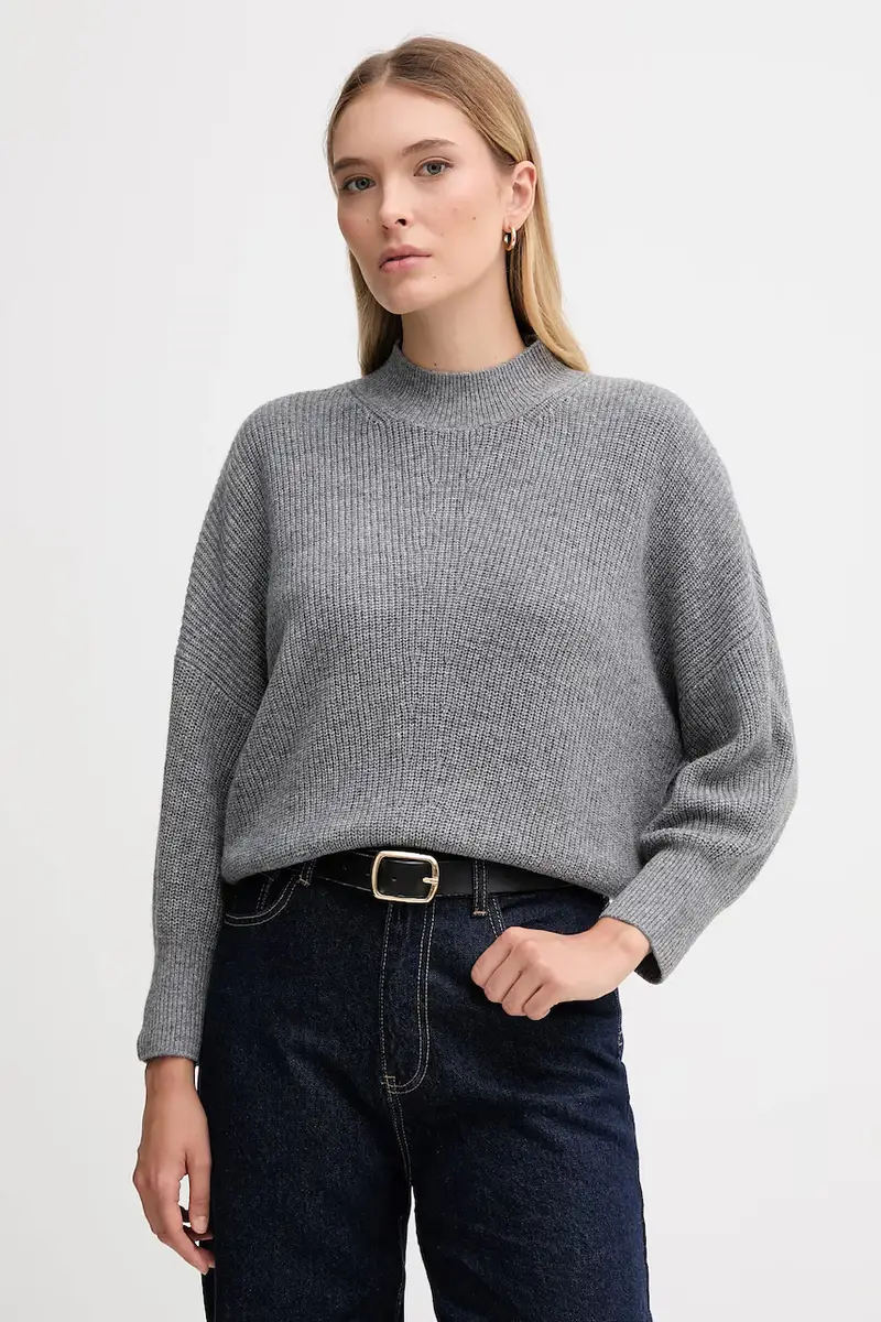 maglione con lana colore grigio 94268