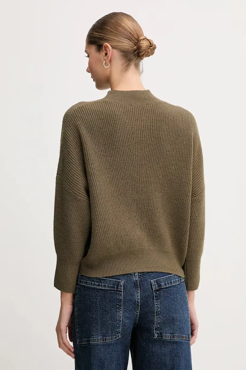 maglione con lana colore verde 94268 miniatura 3