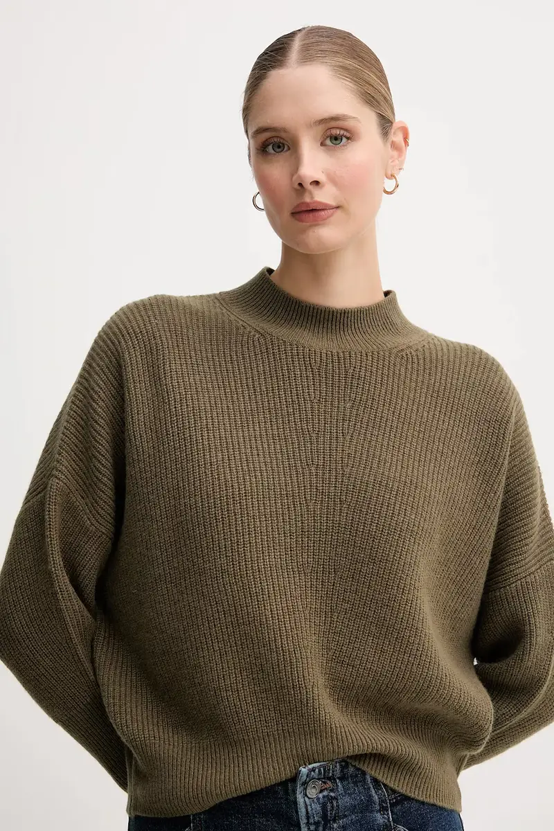 maglione con lana colore verde 94268 miniatura 4