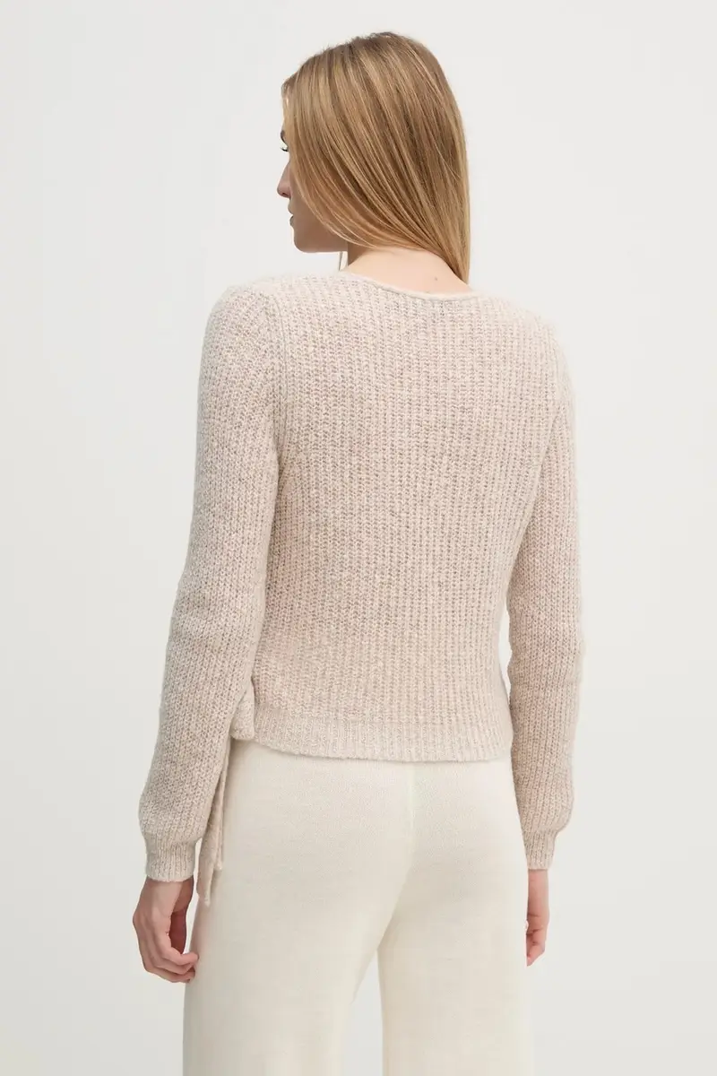 maglione donna colore beige 91106 miniatura 3