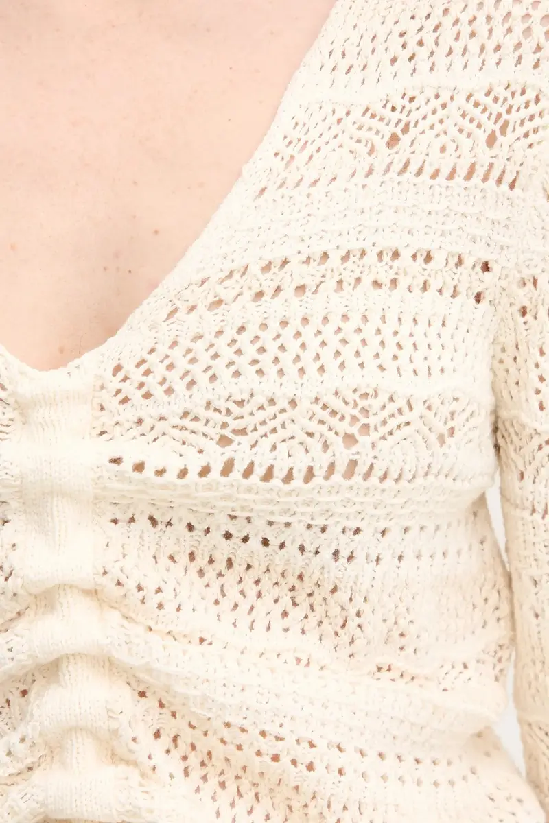 maglione donna colore beige 92216 miniatura 5