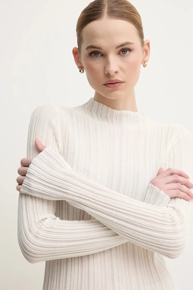 maglione donna colore beige 92224 miniatura 4