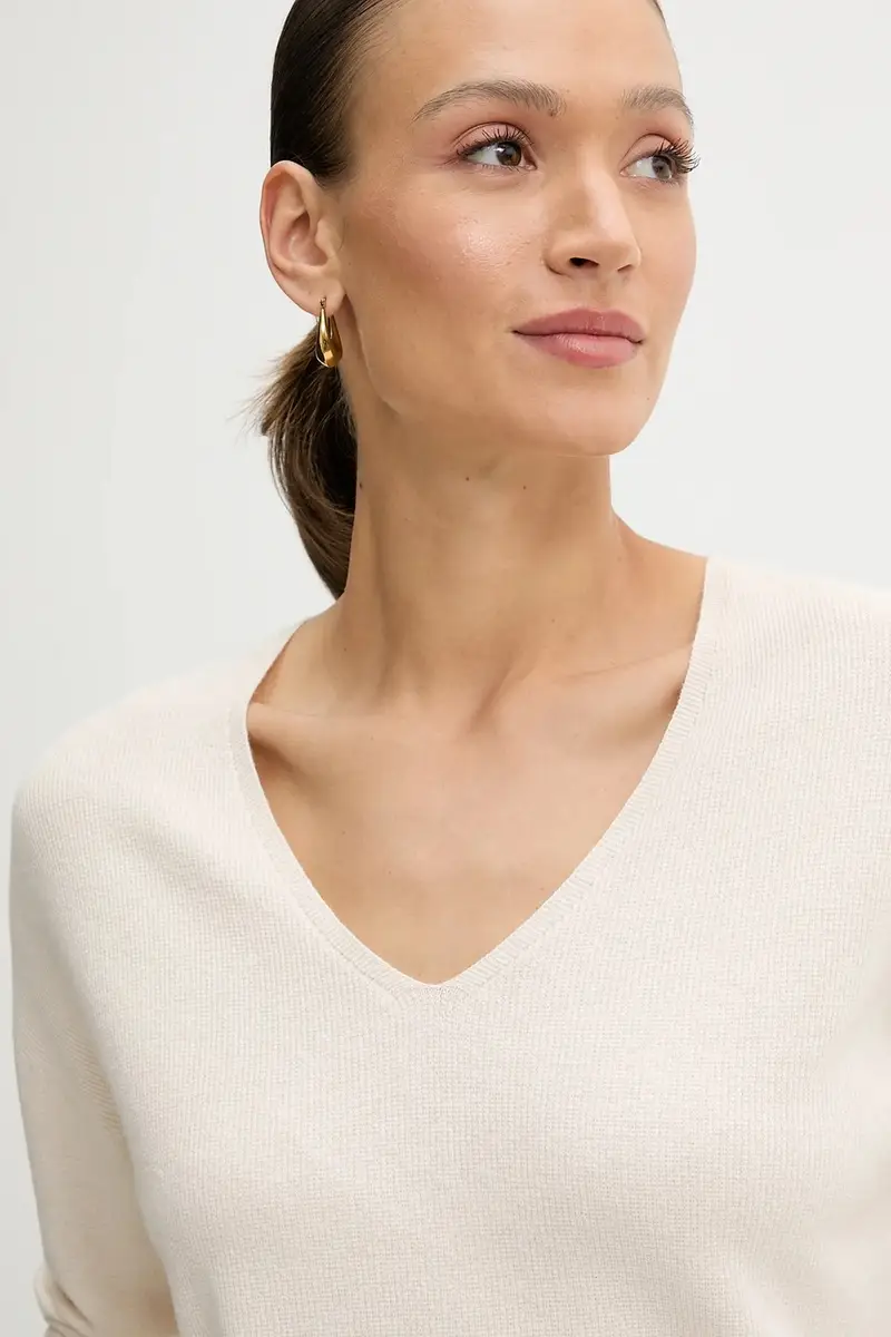 maglione donna colore beige 93708 miniatura 4