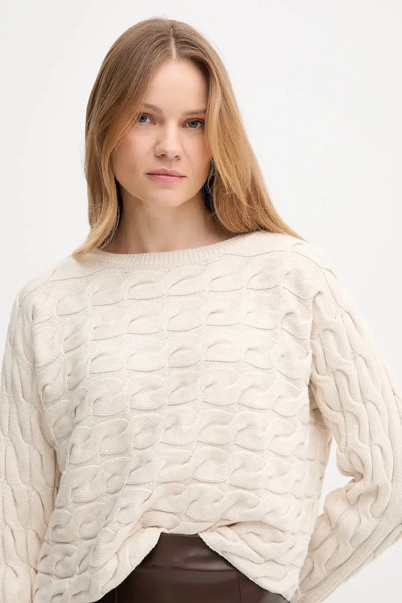 maglione donna colore beige 94609 miniatura 4