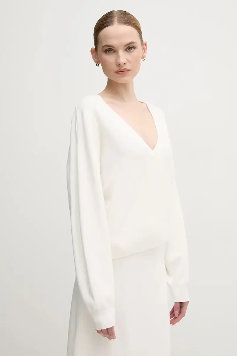 maglione donna colore bianco 91125 miniatura 4