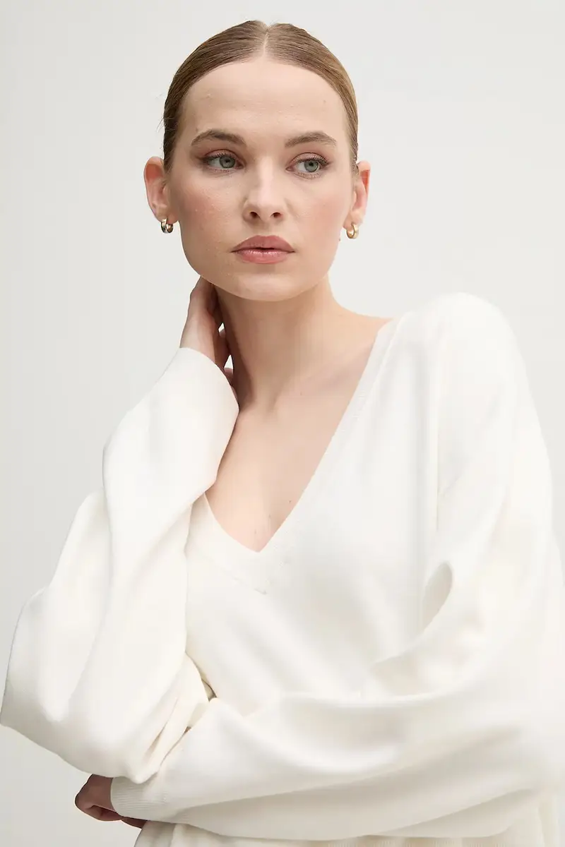 maglione donna colore bianco 91125 miniatura 5