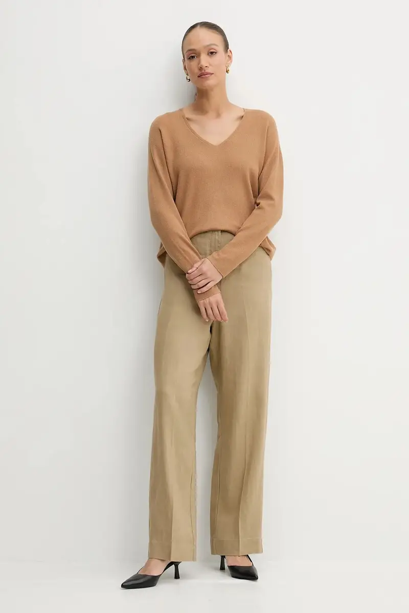 maglione donna colore marrone 93708 miniatura 2