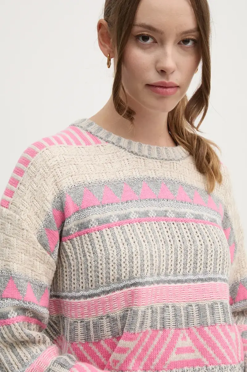 maglione in misto lana Grigio miniatura 4