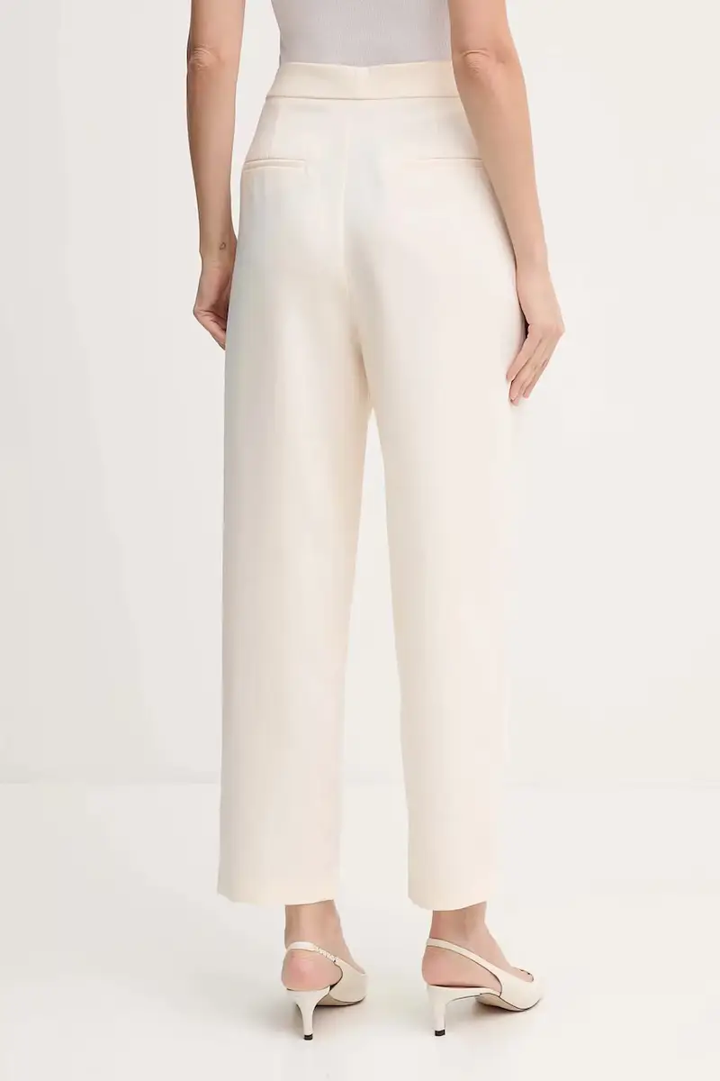 pantaloni donna colore beige 85747 miniatura 3