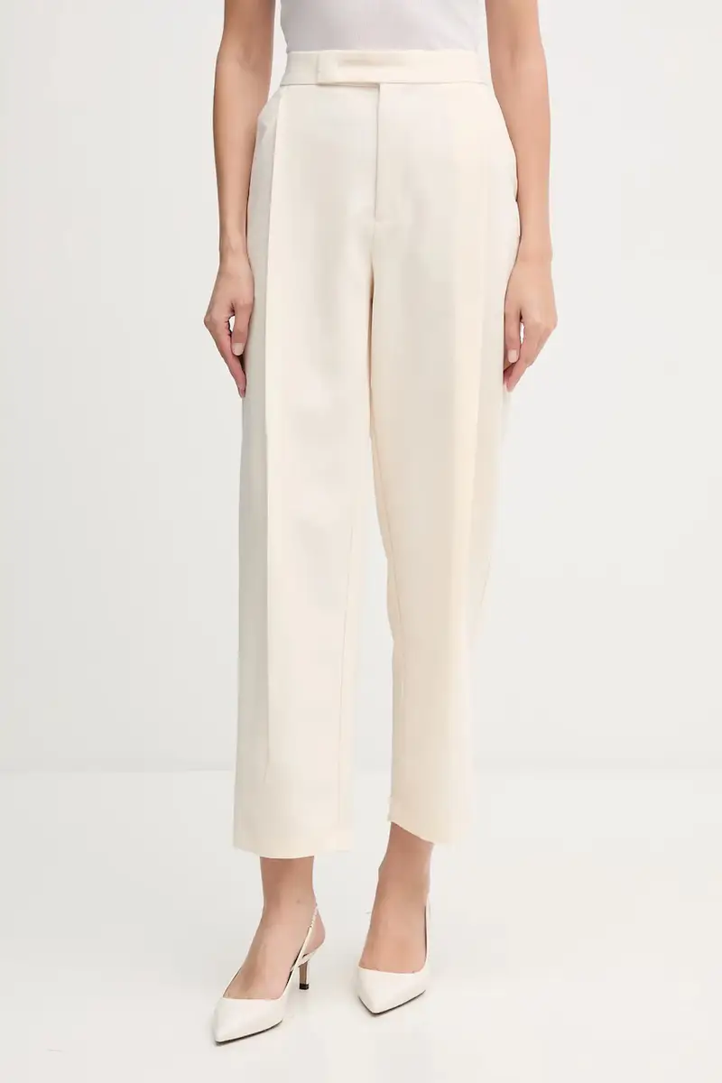 pantaloni donna colore beige 85747