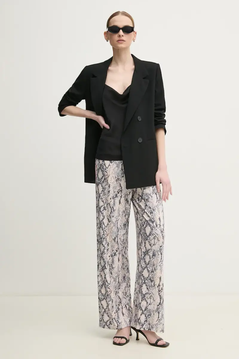 pantaloni donna colore beige 91761 miniatura 2