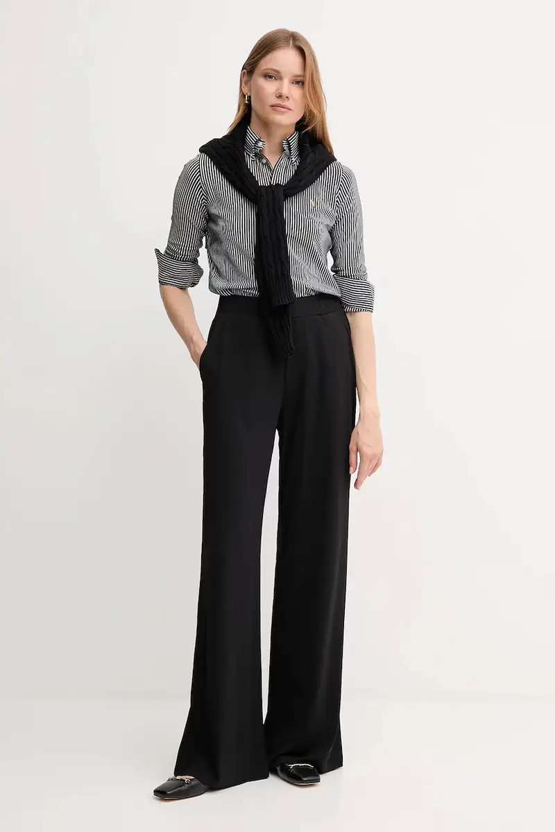 pantaloni donna colore nero 93781 miniatura 2