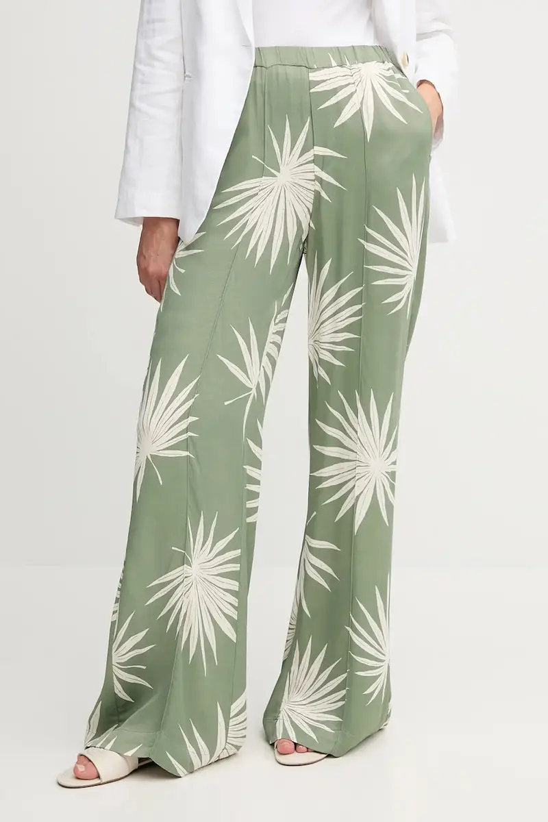 pantaloni donna colore verde 92813