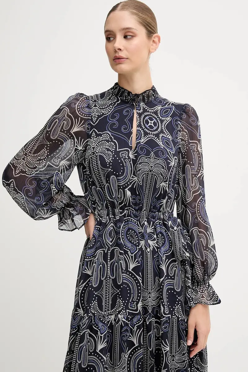 vestito colore blu navy 94168 miniatura 4