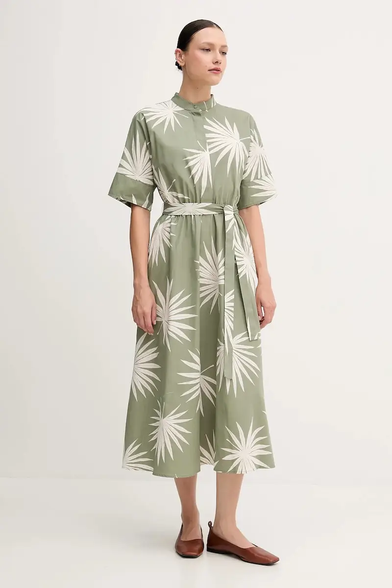 vestito in cotone colore verde 92864