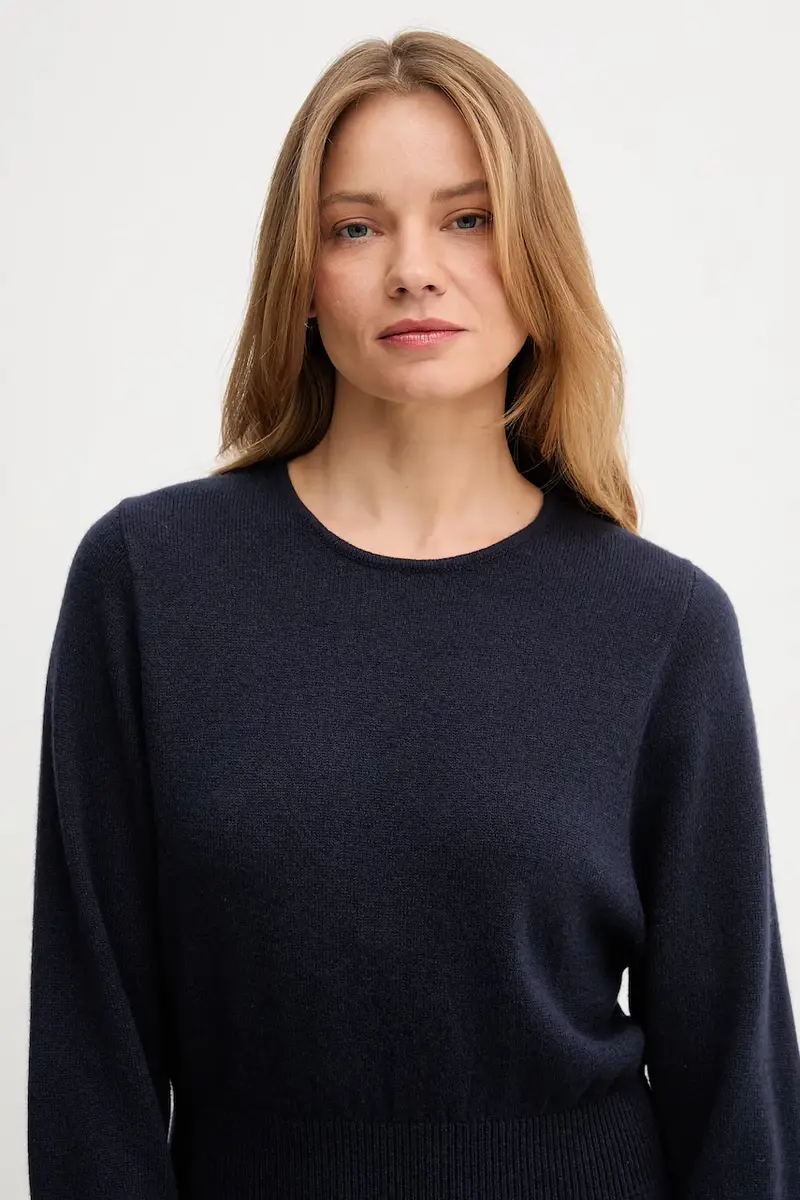 vestito in lana colore blu navy 94484 miniatura 4