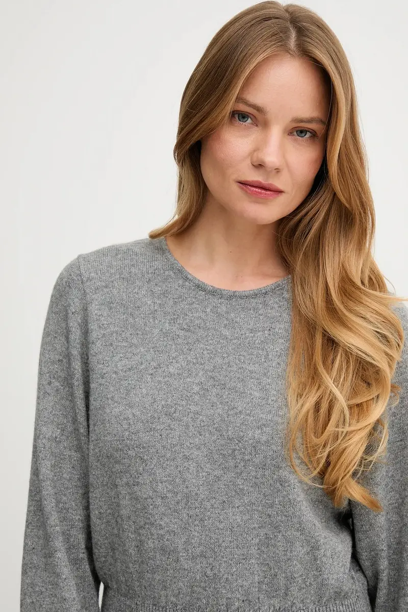 vestito in lana colore grigio 94484 miniatura 4