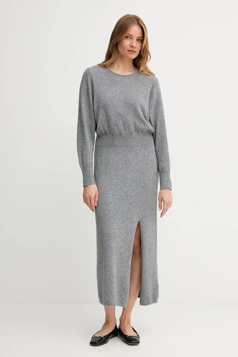 vestito in lana colore grigio 94484