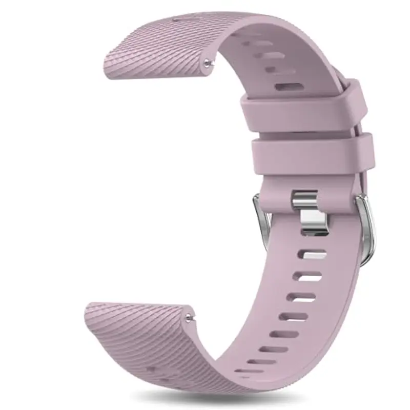 Oumida Cinturino per 18mm Orologio, Cinturini di Ricambio in Silicone con Rilascio Rapido, Impermeabile Cinturini in