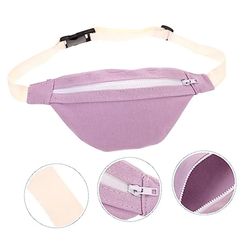 OUNONA per custodia per portatile ragazze toracica portatile piccolo BASSA borse per sacoché femme Viola, porpora miniatura 3