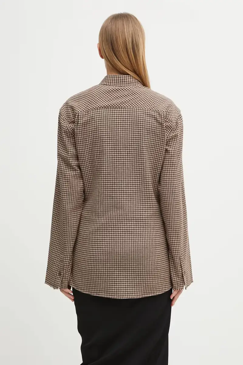 camicia Daisy donna colore marrone W4252DE miniatura 3