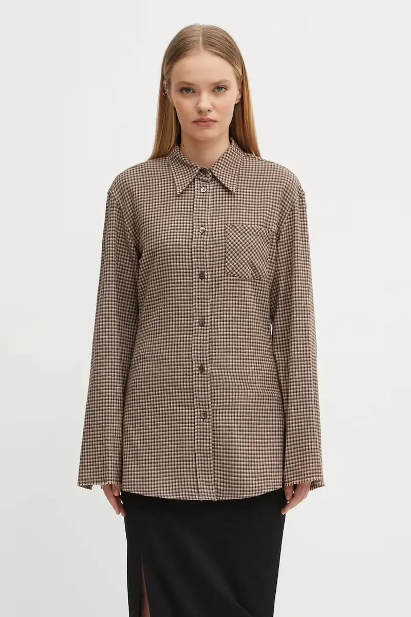 camicia Daisy donna colore marrone W4252DE