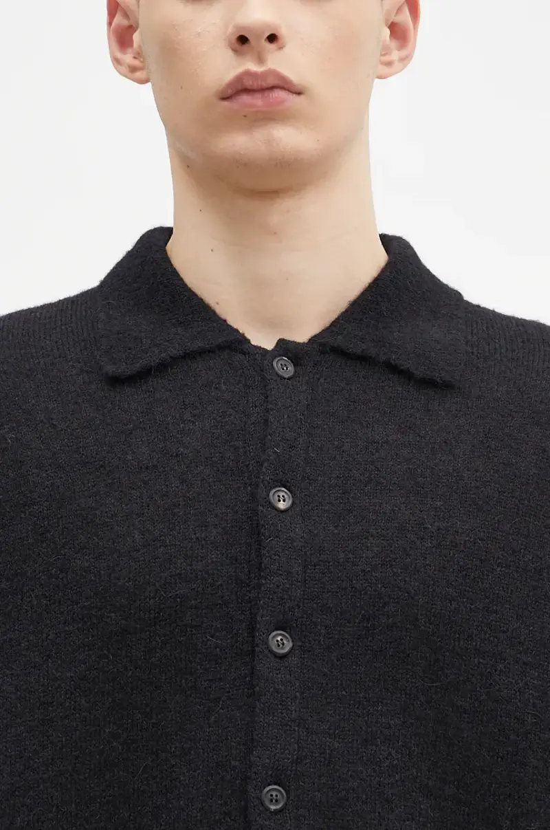 cardigan in lana Evening Polo colore nero M4213ECFSE miniatura 4