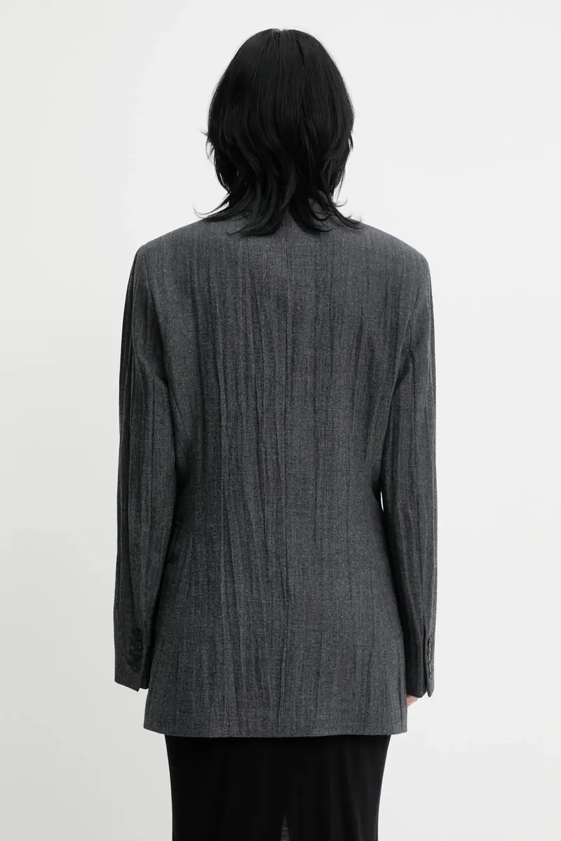 giacca con lana Cutaway colore grigio W4250CS miniatura 3