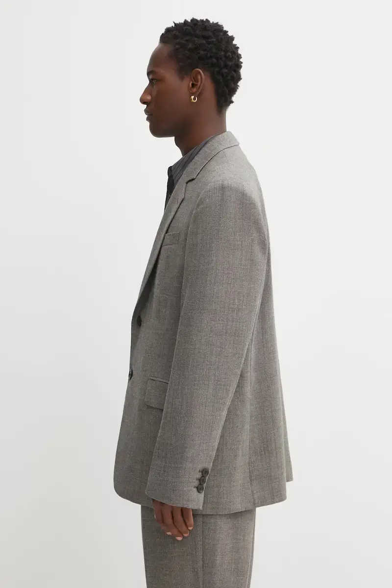 giacca in lana Ceremony uomo colore marrone M4250CB miniatura 2