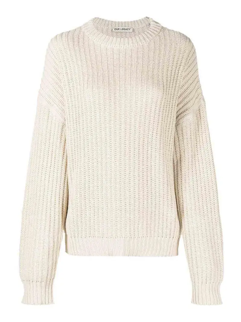 Maglione lavorato a maglia Sonar Beige