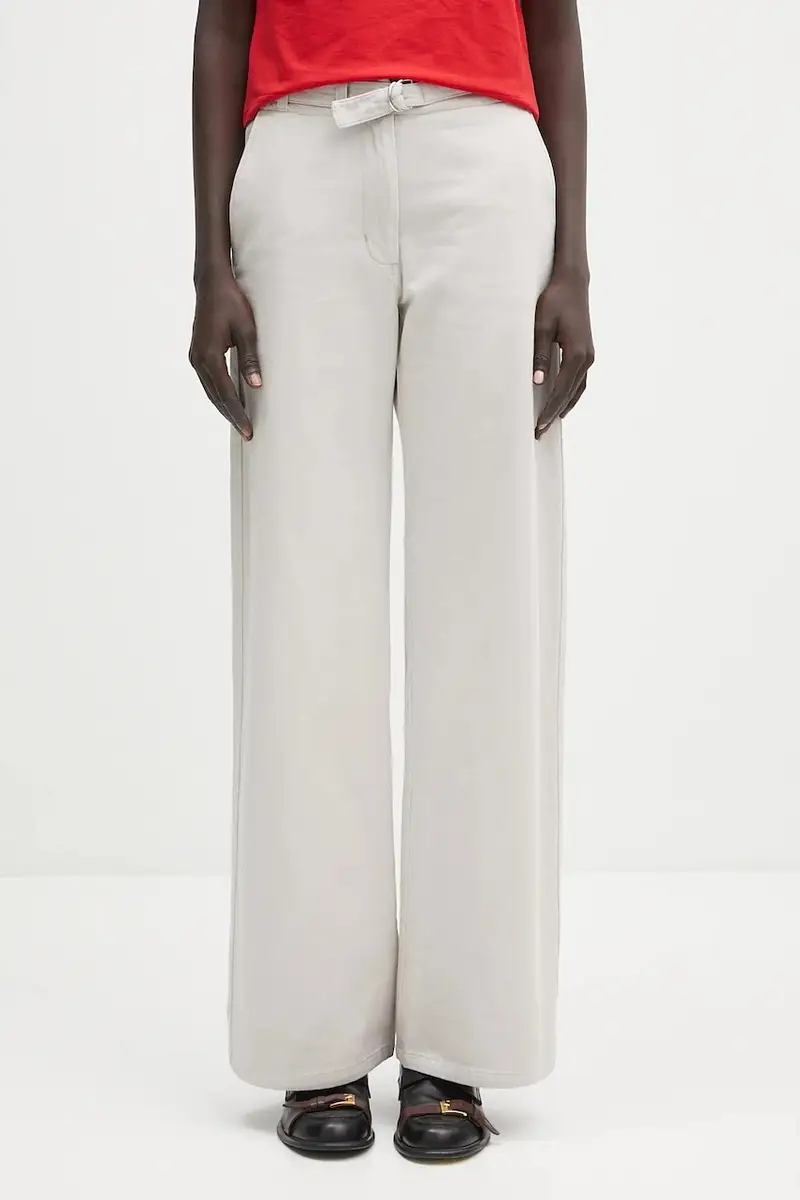 pantaloni in cotone Harbour colore beige W2254HDBD