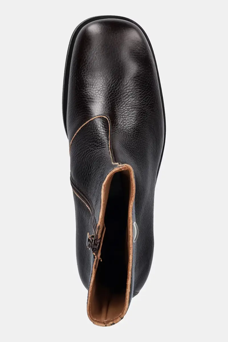 stivali alti in pelle Camion colore marrone A4247CDA miniatura 4