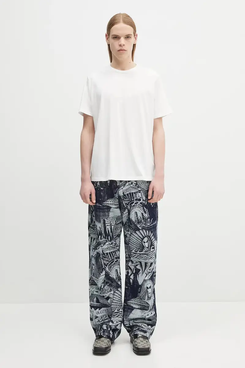 t-shirt in cotone New Box colore bianco M2206NW miniatura 5