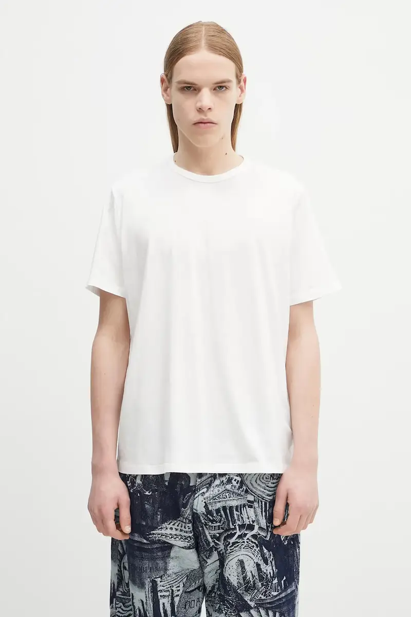 t-shirt in cotone New Box colore bianco M2206NW